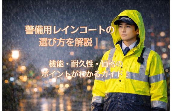 06 警備 レインコート